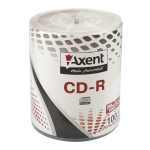 Диск CD-R Axent 700MB/80min 52X, 100 штук, bulk