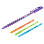 Ручка масляная Axent Glide Color 0.7мм, синяя 