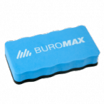 Губка для сухостираемых досок Buromax, 110х58х21мм, синяя