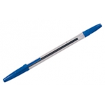 Ручка масляная Buromax JOBMAX 0.7мм, синяя 