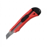 Нож канцелярский Delta 6622-01, 18 мм, красный, мет. направляющие