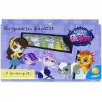 Витражные краски Kite 6цв, 20мл, Pet Shop