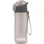 Бутылочка для воды Kite K18-400-03,530 мл, серая