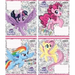 Тетрадь А5, 12 листов, линия, Kite My Little Pony, LP18-234