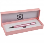 Ручка шариковая Langres PERFUME, с кристаллами, розовая