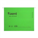 Файл подвесной картонный Axent А4, зеленый, 1шт.